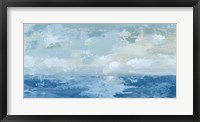 Framed Silver Blue Sea