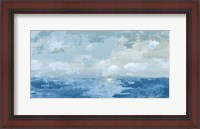Framed Silver Blue Sea