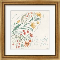 Framed 'Wildflower Vibes VII' border=