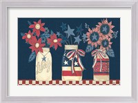 Framed American Country Jars