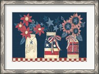 Framed American Country Jars