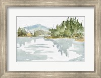 Framed Serene Lake I