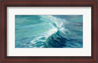 Framed Aquamarine Wave