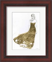 Framed Gold Dress I