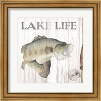 Framed 'Lake Fishing II' border=