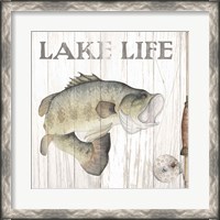 Framed 'Lake Fishing II' border=