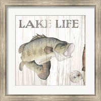 Framed 'Lake Fishing II' border=