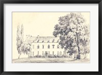 Framed Country House Sketch