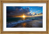 Framed Sunrise Over Miami Beach