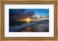 Framed Sunrise Over Miami Beach