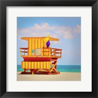 Framed Lifeguard Station