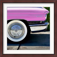 Framed Pink Cadillac Tire