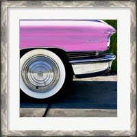 Framed Pink Cadillac Tire