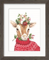 Framed Christmas Goat