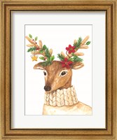 Framed Christmas Deer