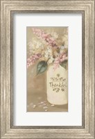 Framed Thankful Flowers