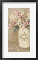 Framed Thankful Flowers