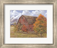 Framed Autumn Barn