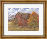 Framed Autumn Barn