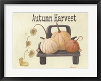 Framed Autumn Harvest Truck