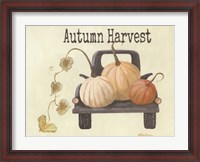 Framed Autumn Harvest Truck