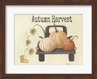 Framed Autumn Harvest Truck