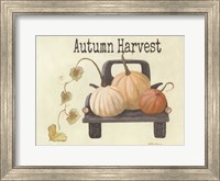 Framed Autumn Harvest Truck