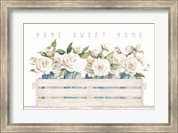 Framed Home Sweet Home Roses