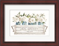 Framed Local Market Flowers
