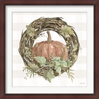Framed Pumpkin Wreath II