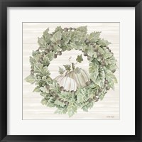 Framed Pumpkin Wreath III