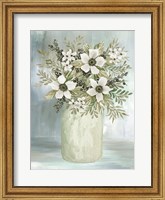 Framed White Blooms I