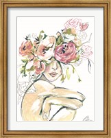 Framed Floral Woman