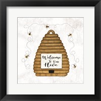 Framed Welcome to Our Hive