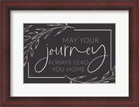 Framed May Your Journey Lead Home
