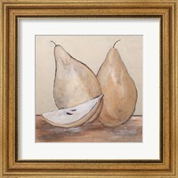 Framed Pair of Pears