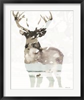 Framed Elk Impression 1