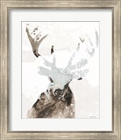 Framed Elk Impression 2