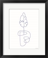 One Line Botanical I Framed Print