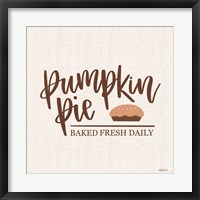 Framed Pumpkin Pie