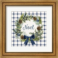 Framed Juniper Wreath I