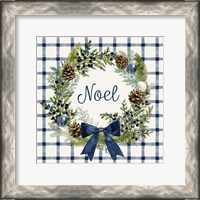 Framed Juniper Wreath I