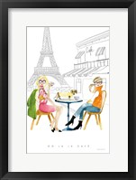 Paris Girlfriends III Framed Print