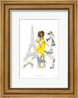 Framed Paris Girlfriend I