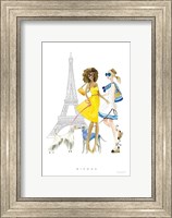Framed Paris Girlfriend I