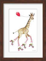 Framed Giraffe Joy Ride II