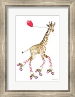 Framed Giraffe Joy Ride II