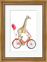 Framed Giraffe Joy Ride I