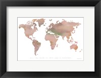 Framed Passport to the World