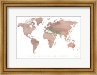 Framed Passport to the World